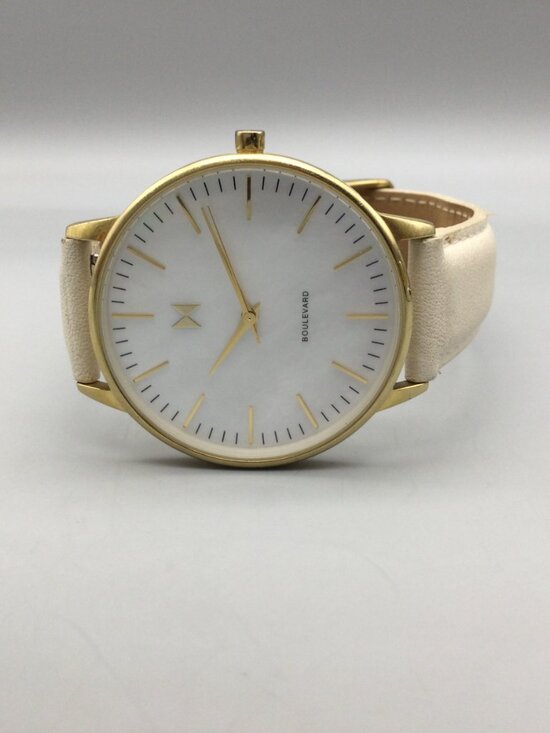 MVMT Abbot Kinney Boulevard Watch Women 38mm Gold Tone MOP Leather New Battery main image 7